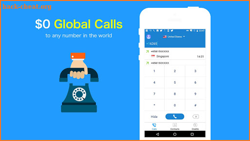 Free Call Phone - Global Wifi Calling VoIP App screenshot