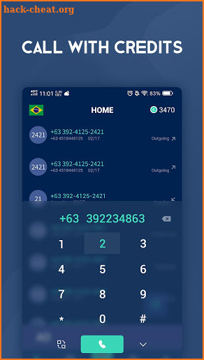 Free Call Pro - 2nd Phone Number + Texting & Call screenshot