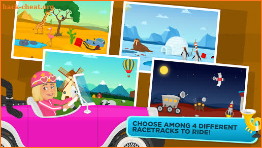 Free car game for kids and toddlers - Fun racing . screenshot