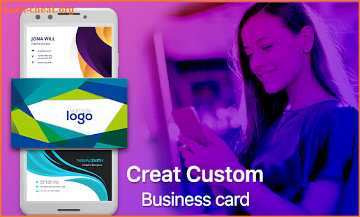 Free Card Maker with Photo – Business Card Creator screenshot
