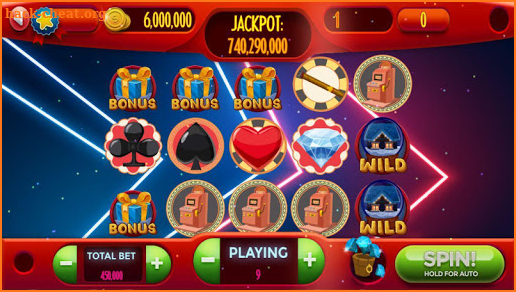Free-Casino Slot 5 Reel Win Bonus Game screenshot