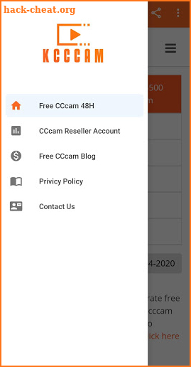 Free CCcam Server 48 Hours App screenshot