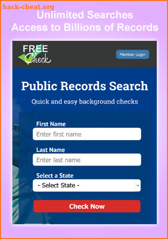 Free Check Background Check People Search App screenshot