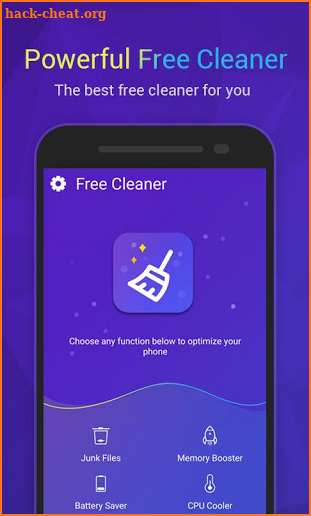 Free Cleaner-Junk Cleaner, Booster, CPU Cooler screenshot