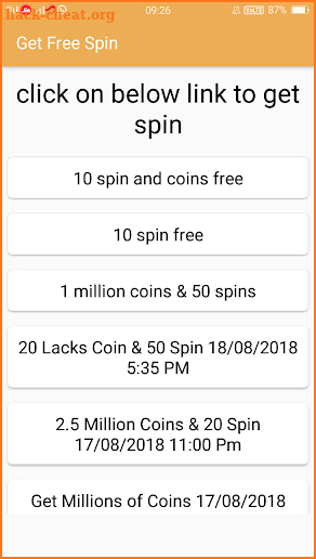 Free Coin Spin Daily Link screenshot