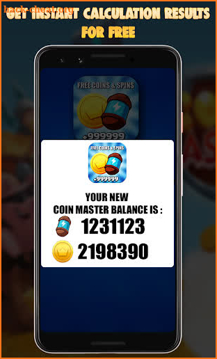 Free Coins And Spins Calc For Coin Master - 2019 screenshot