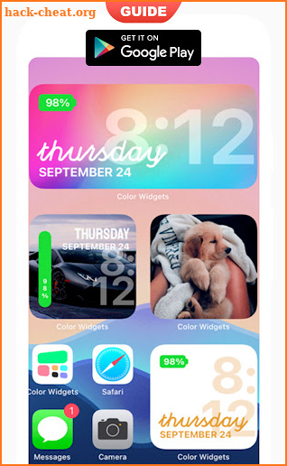 Free Color Widgets Guide screenshot