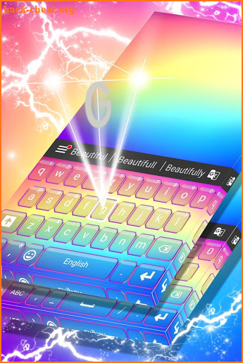 Free Colorful Keyboard screenshot