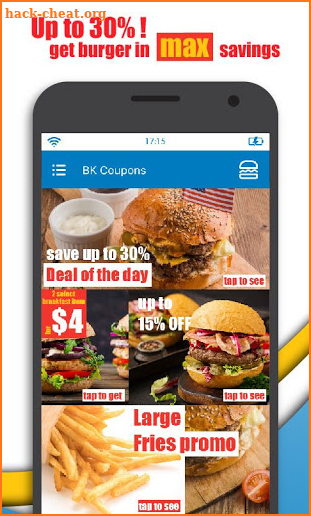 Free Coupons for Burger King Online Tips screenshot