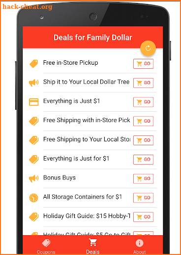 free coupons for family dollar screenshot