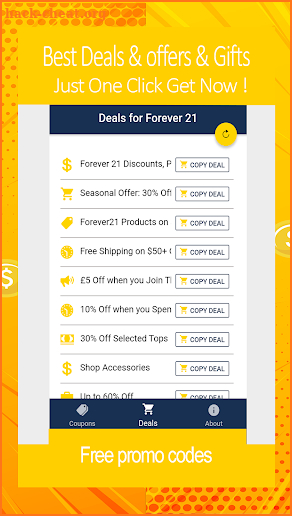 Free Coupons for Forever 21 screenshot