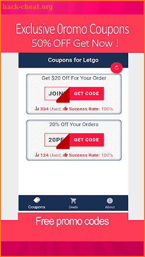 Free Coupons for Letgo screenshot