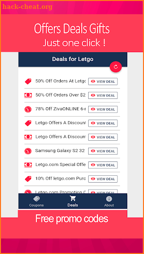 Free Coupons for Letgo screenshot