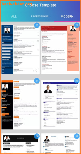 Free CV Maker & Resume PDF Maker screenshot