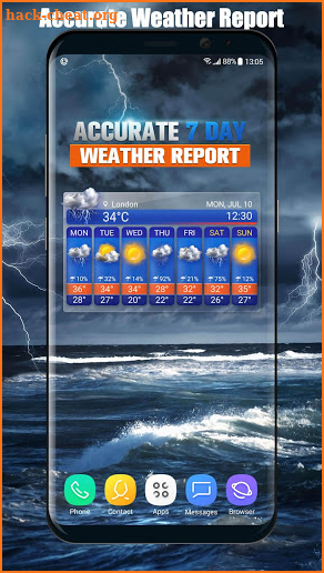 Free Daily Weather Forecast App Widget screenshot