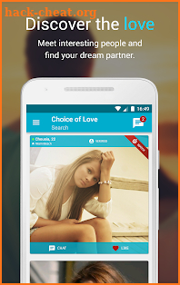 Free Dating & Flirt Chat - Choice of Love screenshot