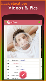 Free Dating App - YoCutie - Flirt, Chat & Meet screenshot
