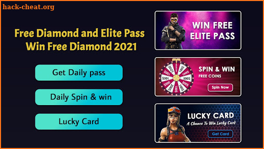 Free Diamond and Elite Pass Every Season 2021 screenshot