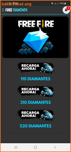 FREE DIAMONDS screenshot