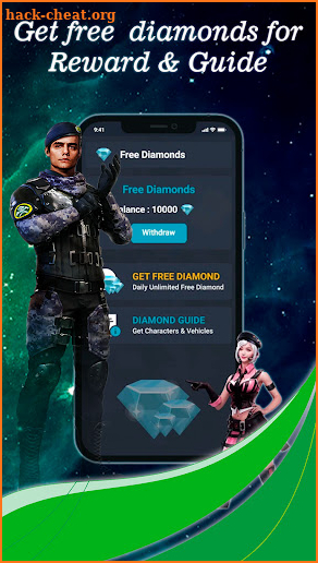 Free Diamonds Calc Garena New Fire 2021 screenshot