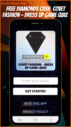 Free diamonds cash Quiz for Covet Fashion screenshot