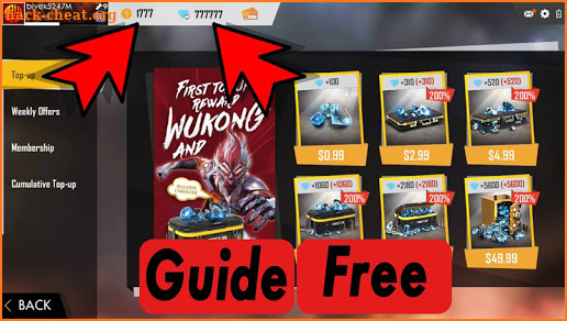 Free Diamonds Guide Free Fire screenshot