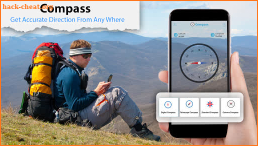 Free Digital Compass For Android screenshot