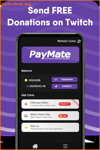 Free Donations for Twitch - PayMate screenshot