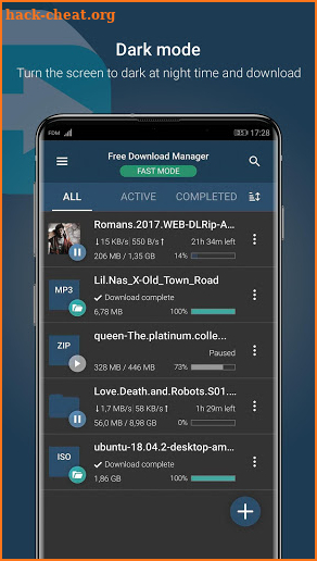 Free Download Manager - Download torrents, videos screenshot
