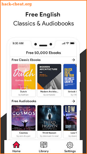 Free eBooks and Free Audiobooks screenshot