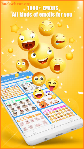 Free Emoji Keyboard - Cute Emojis, GIFs, Themes screenshot