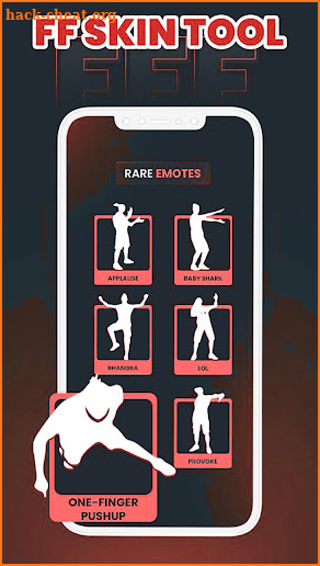 Free Emotes : FFF FF Skin Tools, Dances & Emotes screenshot