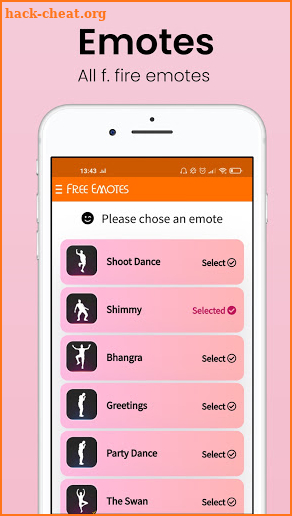 free Emotes for free et fire 2021 screenshot