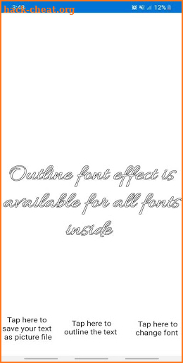Free Fonts - outline fonts and write calligraphy screenshot