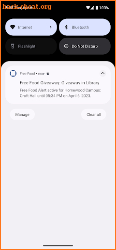 Free Food Alert screenshot