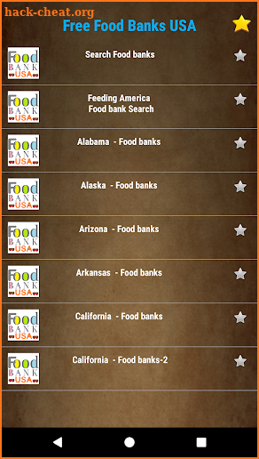 Free Food locations -Food Bank/ Food Pantry -  USA screenshot