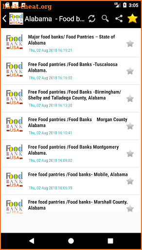 Free Food locations -Food Bank/ Food Pantry -  USA screenshot