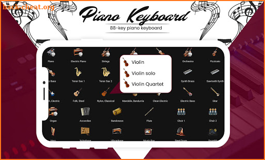 Free Full Piano Keyboard screenshot