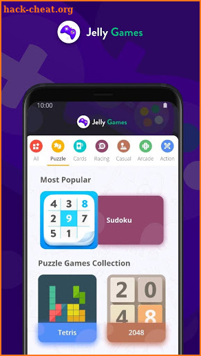 Free Games Launcher App & Widget - Jelly Games screenshot