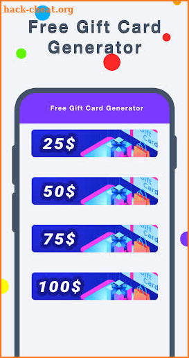 Free Gift Cards Generator screenshot