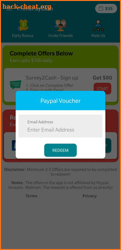 Free Gift Cards, Make Cash Online - PrimePaysCash screenshot