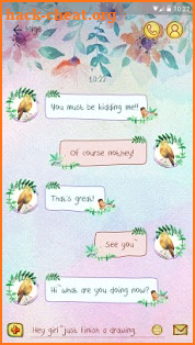 (FREE) GO SMS BIRDS SINGING THEME screenshot