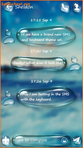 (FREE) GO SMS DRIPS THEME screenshot