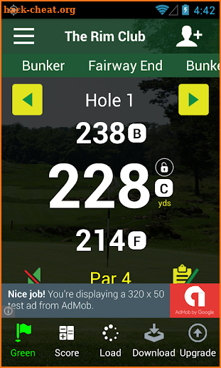 Free Golf GPS APP - FreeCaddie screenshot