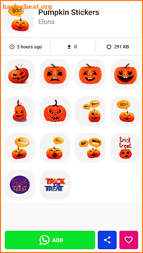 Free Halloween Stickers for WAStickerApps screenshot