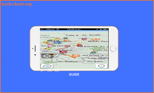 Free hint Waze maps&Gps 2k18 Pro screenshot