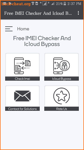 Free IMEI Checker And Icloud Bypass screenshot