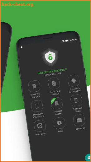 Free IMEI-SIM Unlock Code-AT&T Android and i Phone screenshot