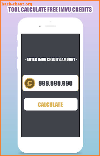 Free IMVU Credits Calculator screenshot