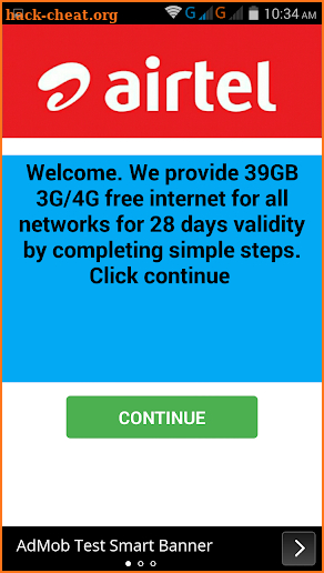 Free Internet 39GB screenshot